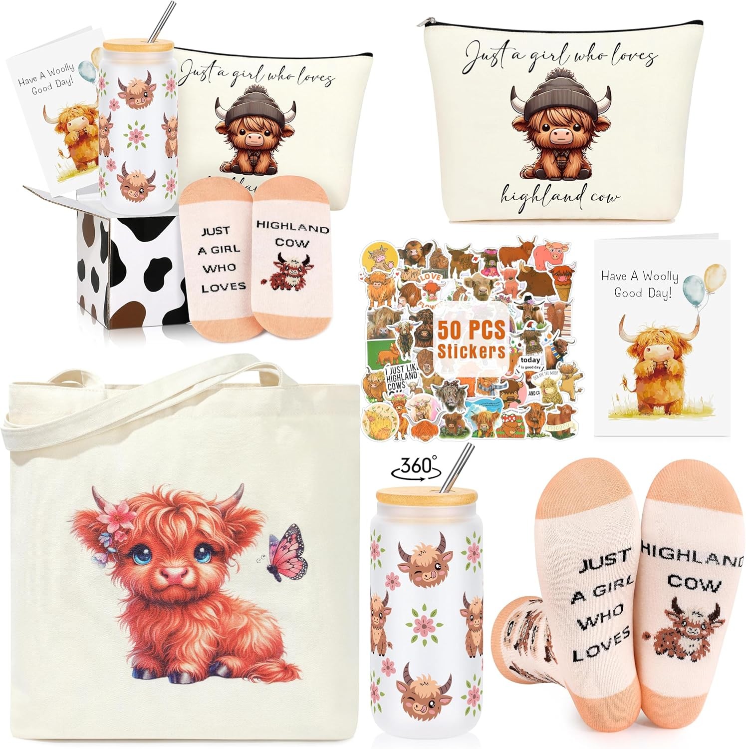 Highland Cow Gifts for Women, Decor, Cute highland cow gifts
