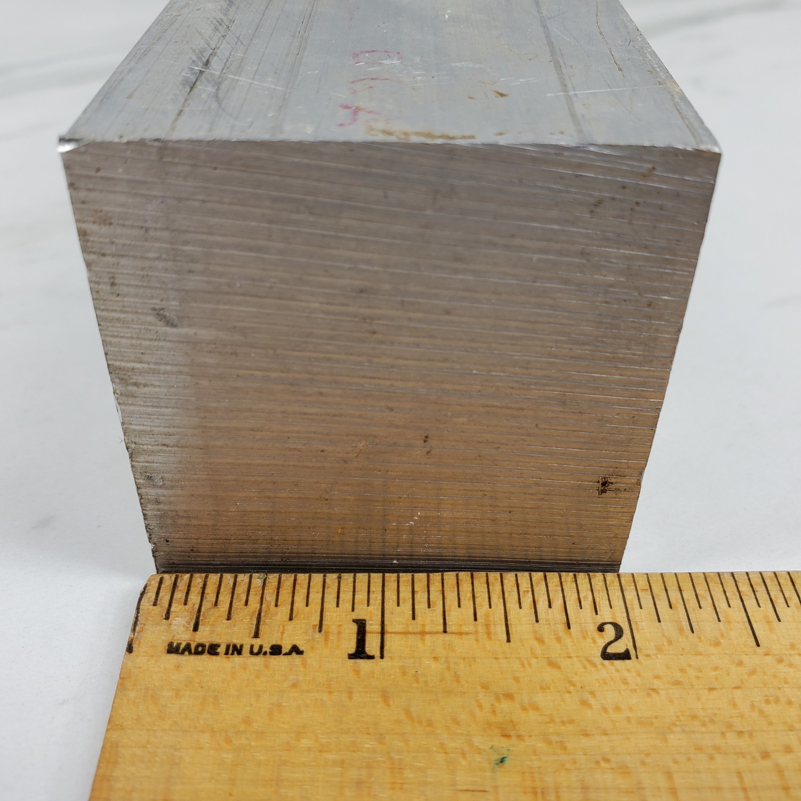 2″ X 2″ Alcoa Aluminum Square Bar x 11″ Long, Solid Bar Stock