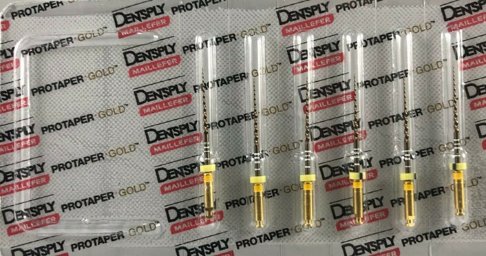 Dentsply ProTaper Gold Rotary Files F1,F2,F3,S1,S2,SX-F3 6 files packs Blister