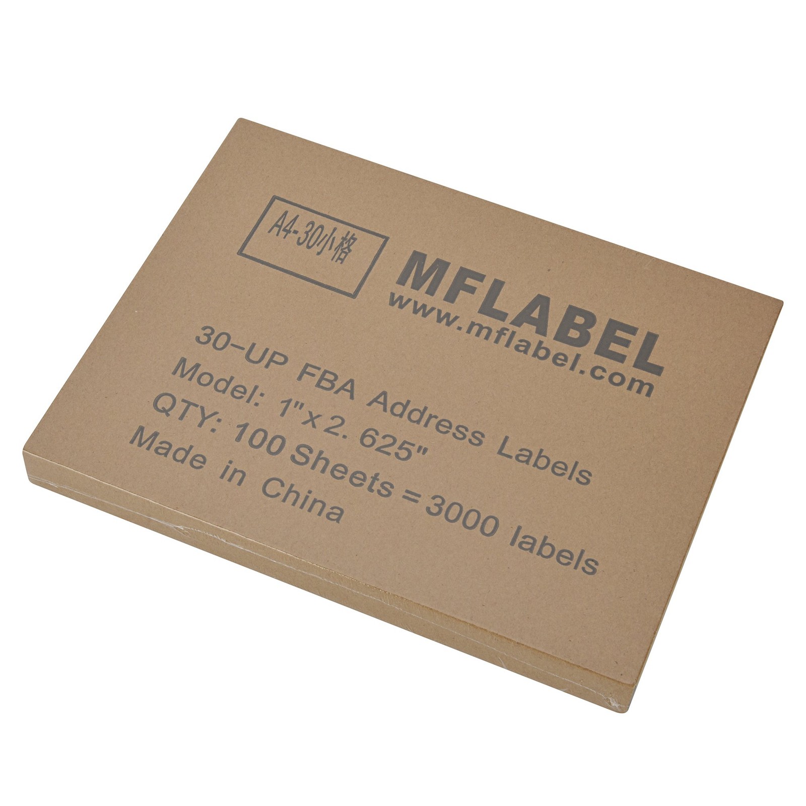 1 x 2 5/8 30000 Address Blank Shipping Adhesive Labels Compatible 2.625 x 1 30UP