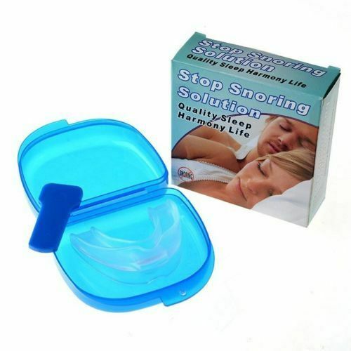 1 Set Stop Snoring Mouthpiece for Sleep Apnea Aid Anti Bruxism Grind Guard