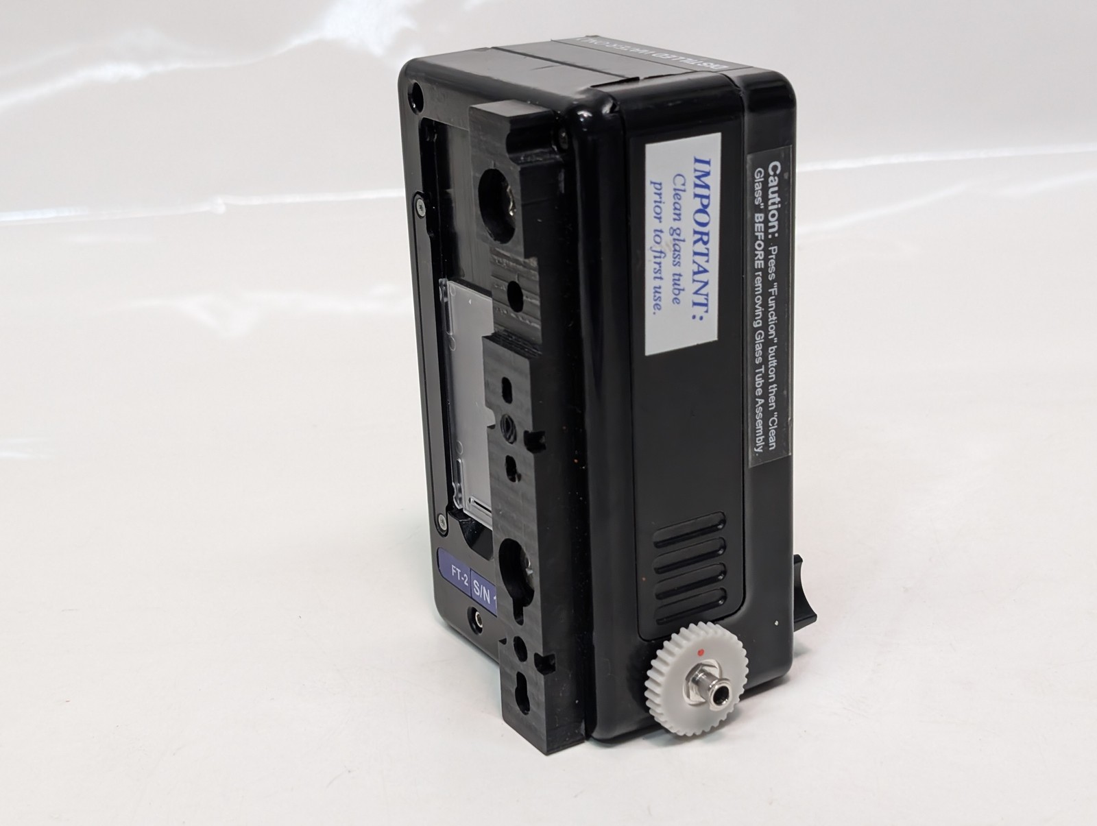 Pronk Technologies FlowTrax FT-2 infusion device analyzer flow meter as shown