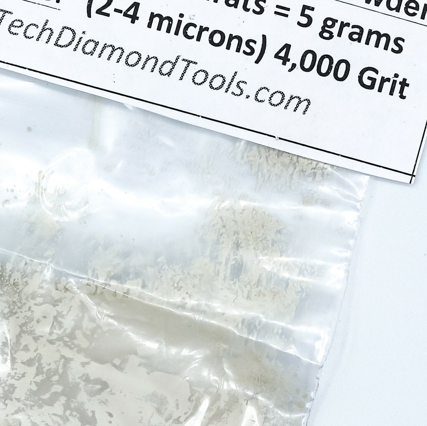 TechDiamondTools Diamond Powder 4,000 Grit 2-4 Microns, 25 cts = 5 Grams