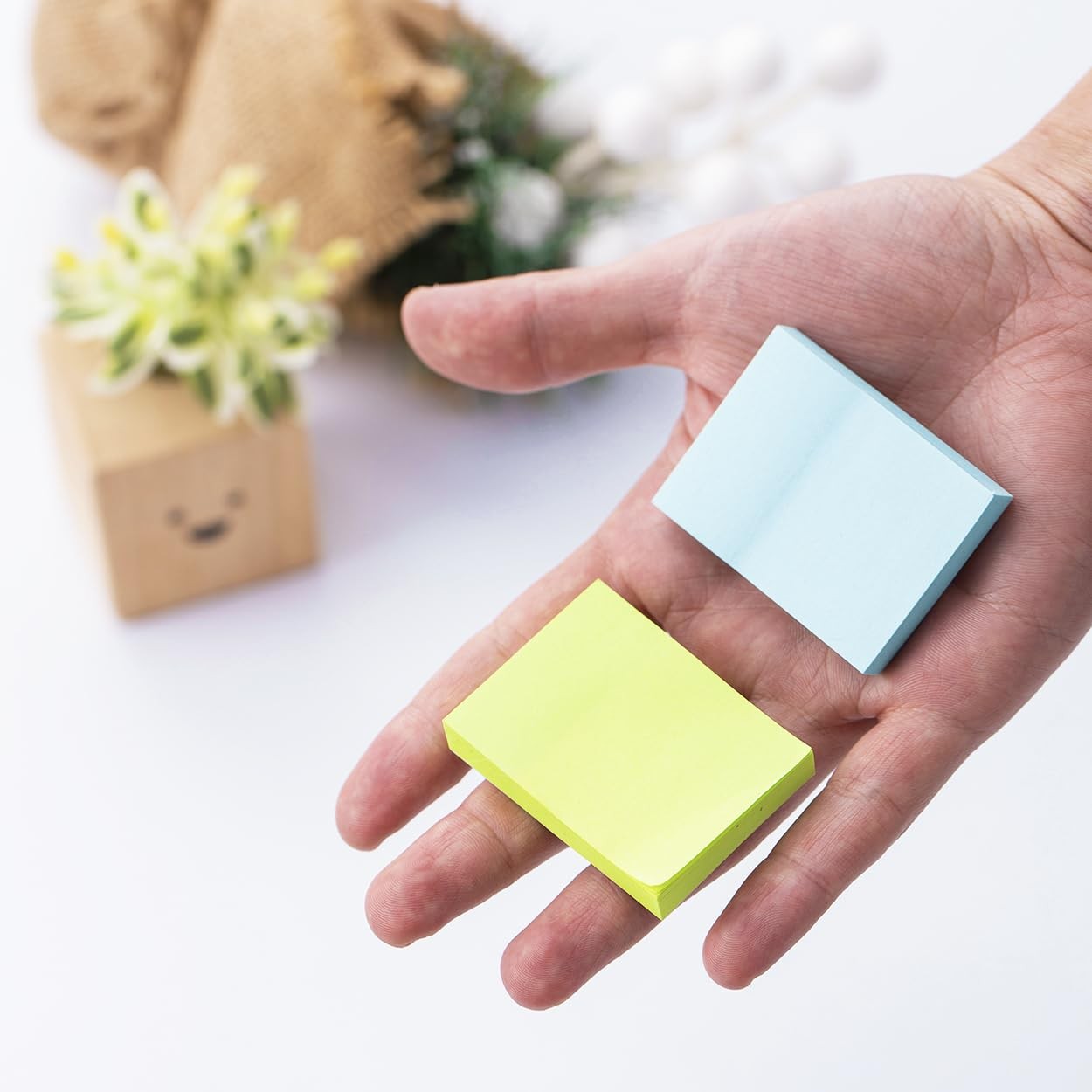 Small Sticky Pads, 24 Pack 1.5X2 Inch, 75 Sheets Per Pad, Multicolor