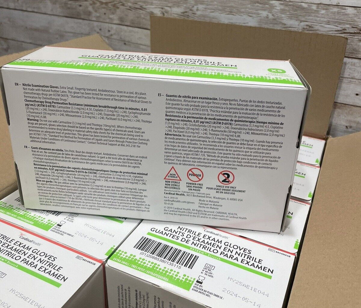 Esteem Nitrile PowderFree Exam Gloves *1500/cs* Size: XSMALL *See Date*