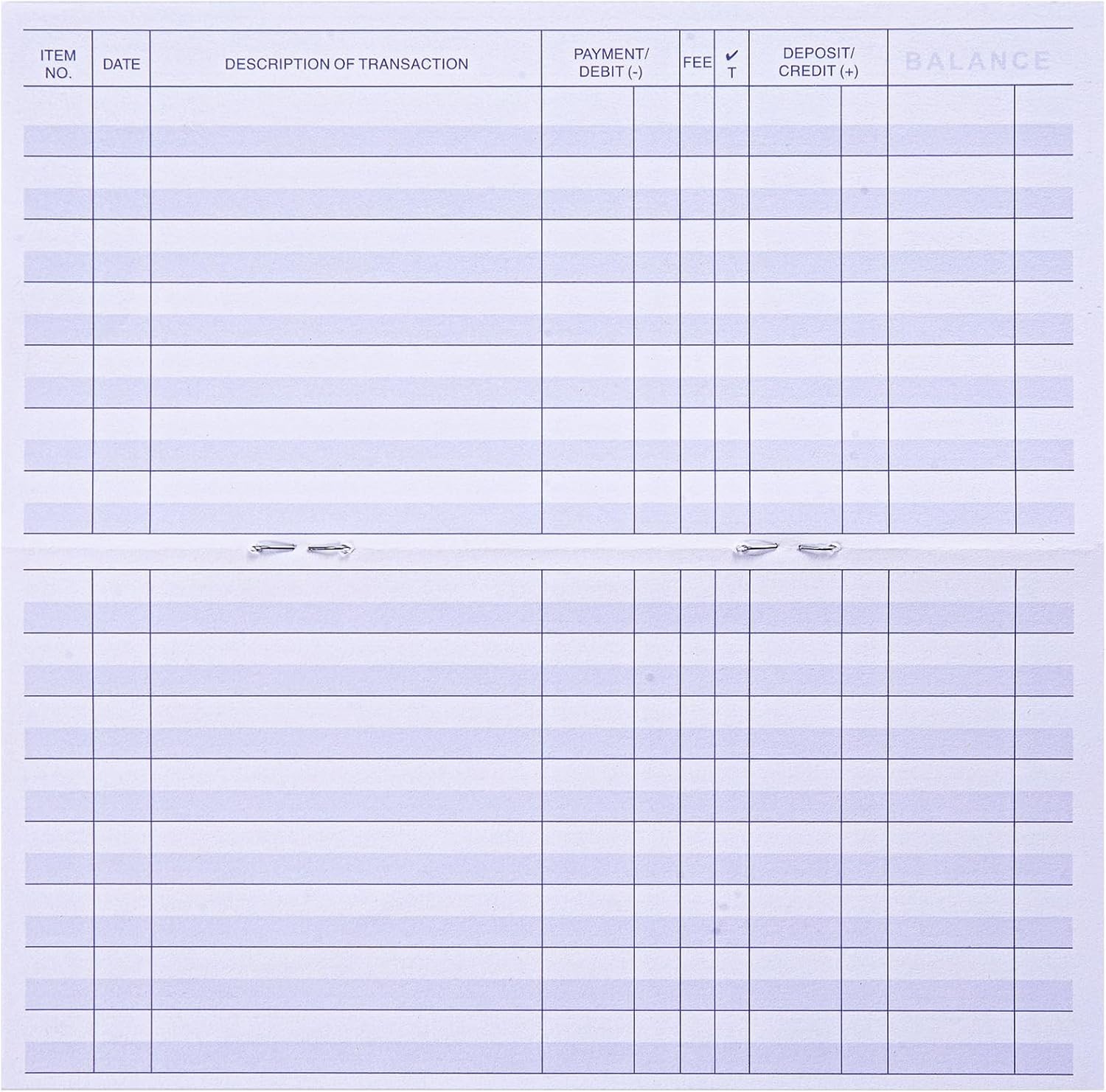 Check Registers, For Personal Checkbook, Easy to Read Checkbook Register 24-Pcs