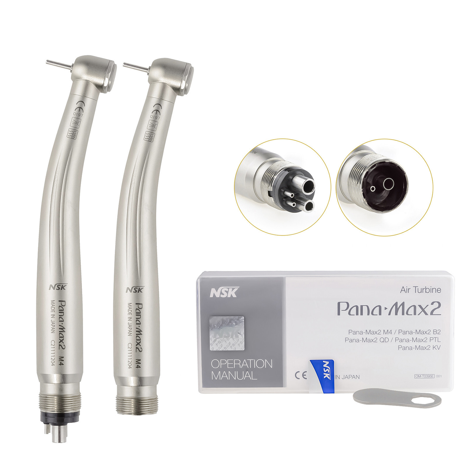Dental High Speed Handpiece Pana Max2 Single Water Spray Ceramic Bearing B2 / M4