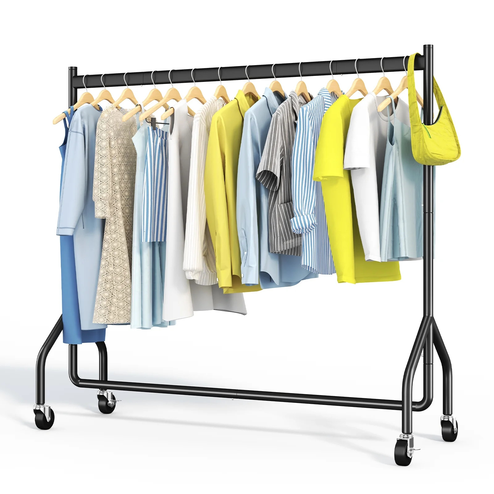 HOKEEPER Heavy Duty Clothes Rack, Commercial Industrial Grade Garment Rack