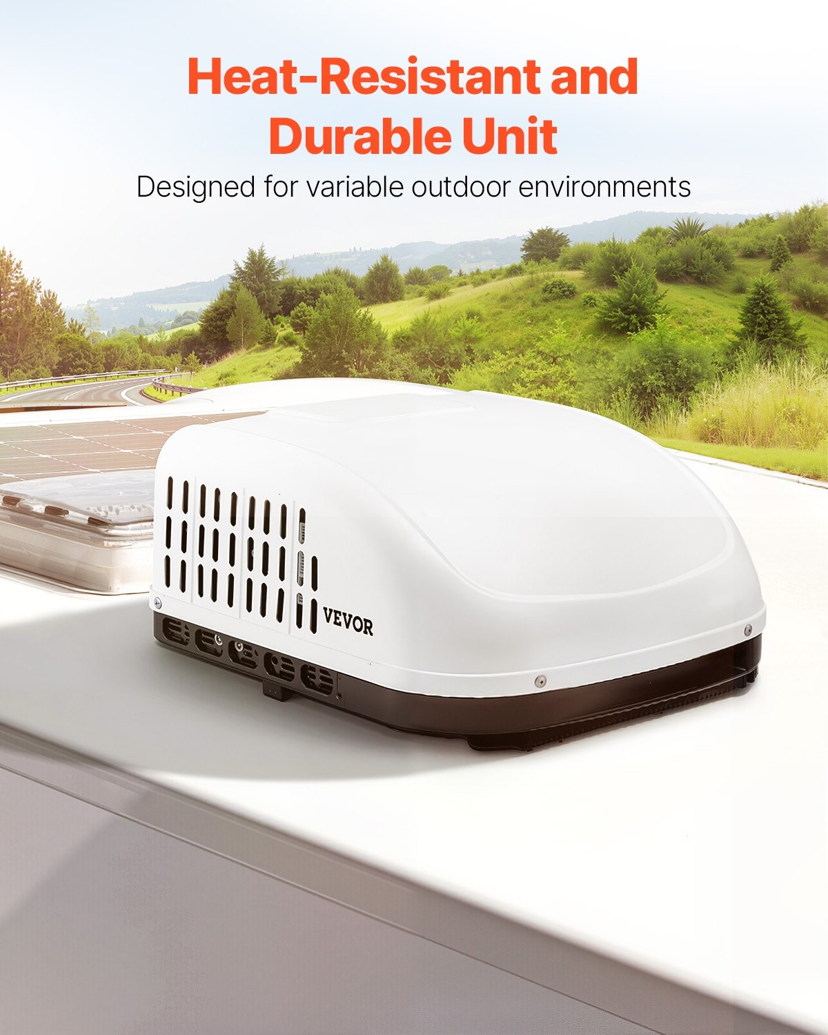 New/RV Air Conditioner, 15000 BTU Non-Ducted Rooftop RV AC Unit, 65 dB Quiet Des