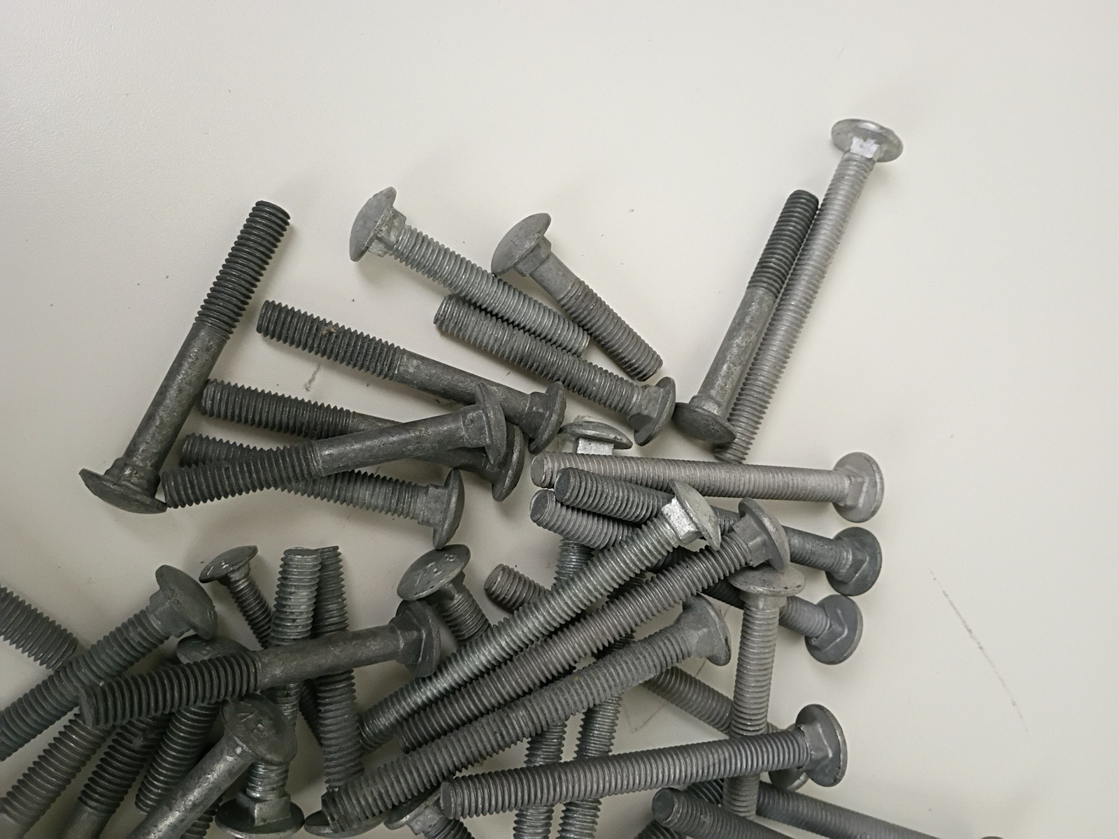 3/8″ Galvanized Carriage Bolts Various Lengths Bulk Lot 6+ Pounds