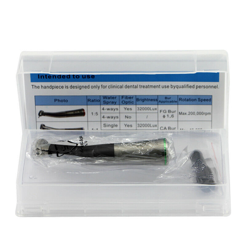 CICADA Dental 16:1 LED Fiber Optic Handpiecefor Electric Motor