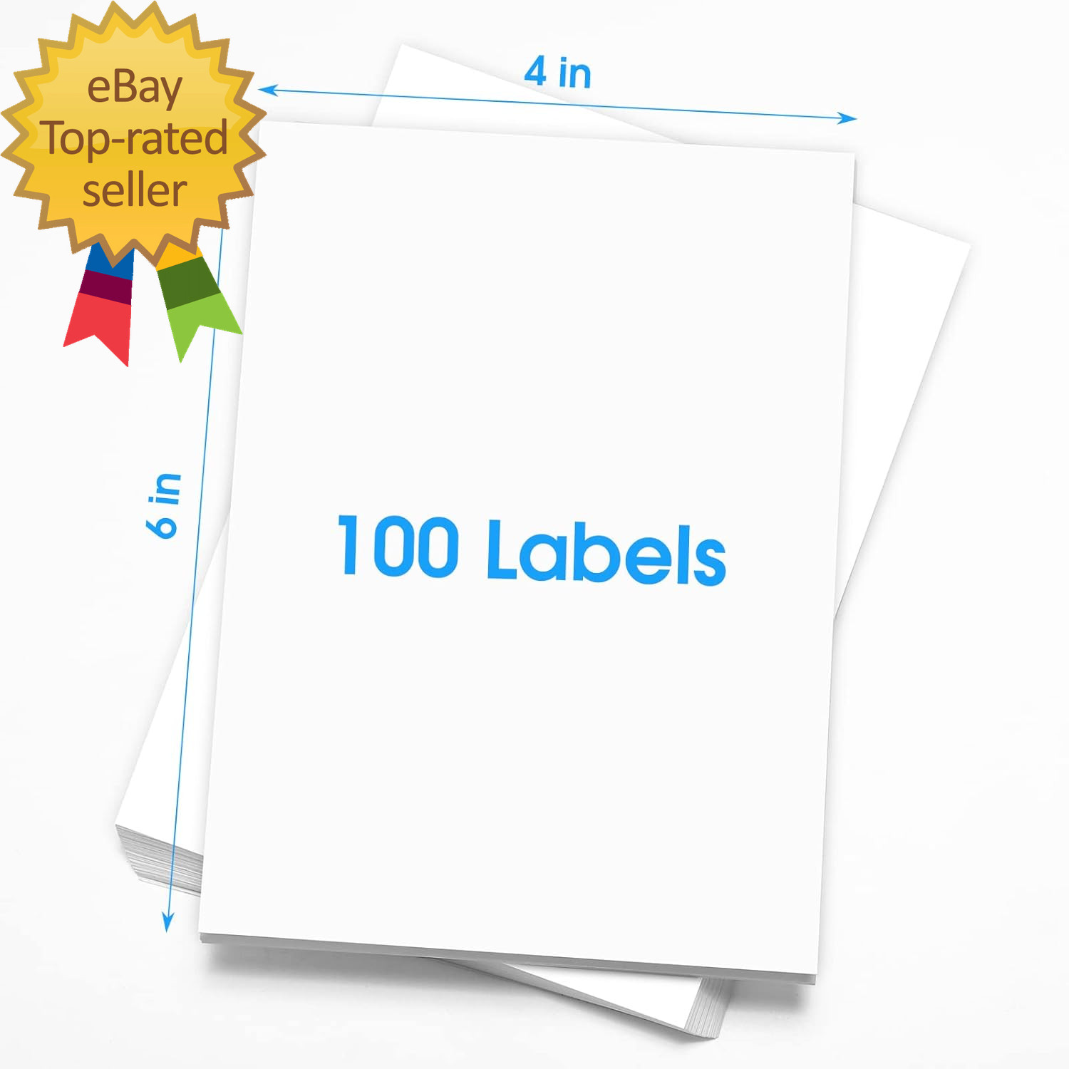 4X6 Inch Shipping Address Labels For Inkjet or Laser Printer USPS mail