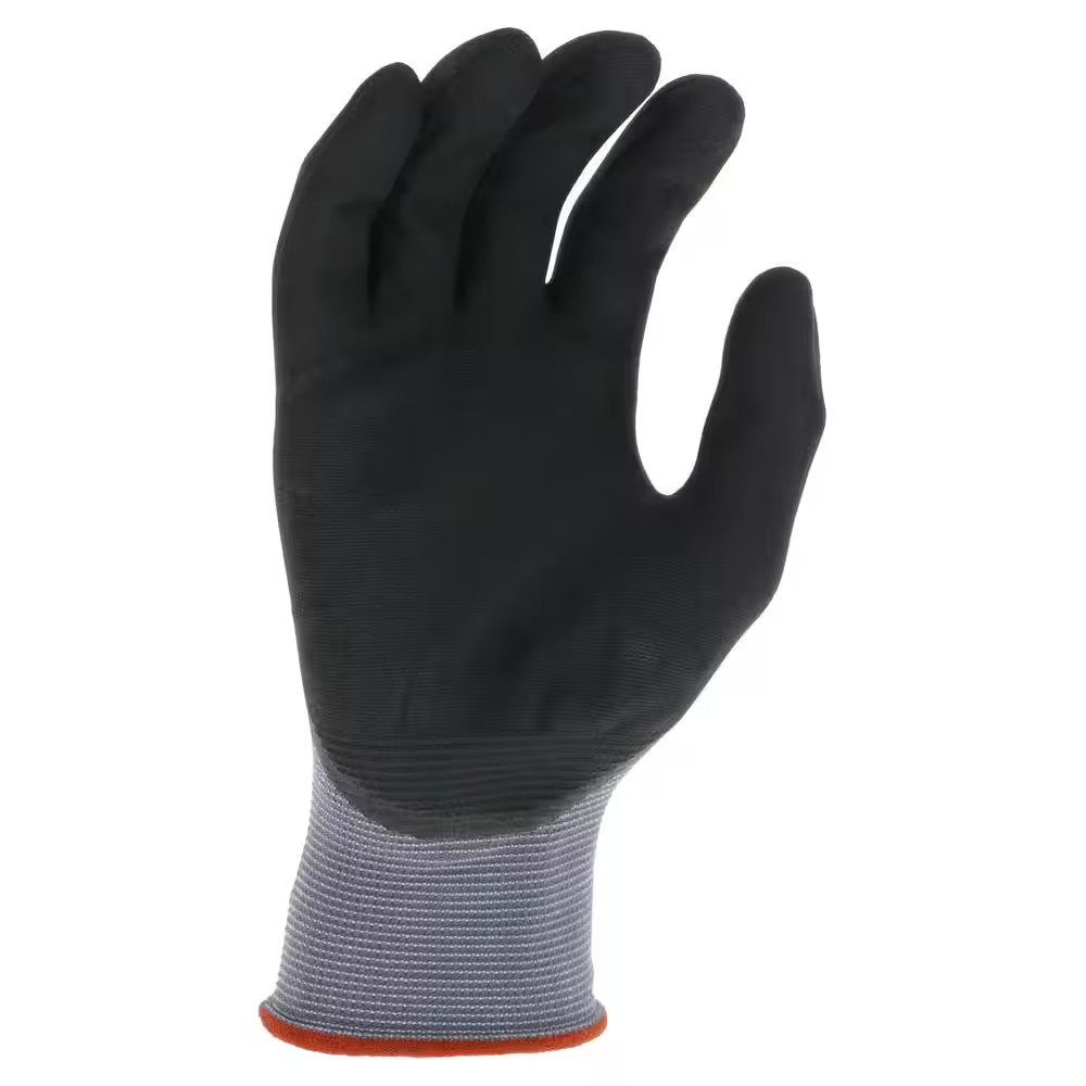 Maxiflex Ultimate Men’S Medium Gray Nitrile-Coated Outdoor and Work Gloves with