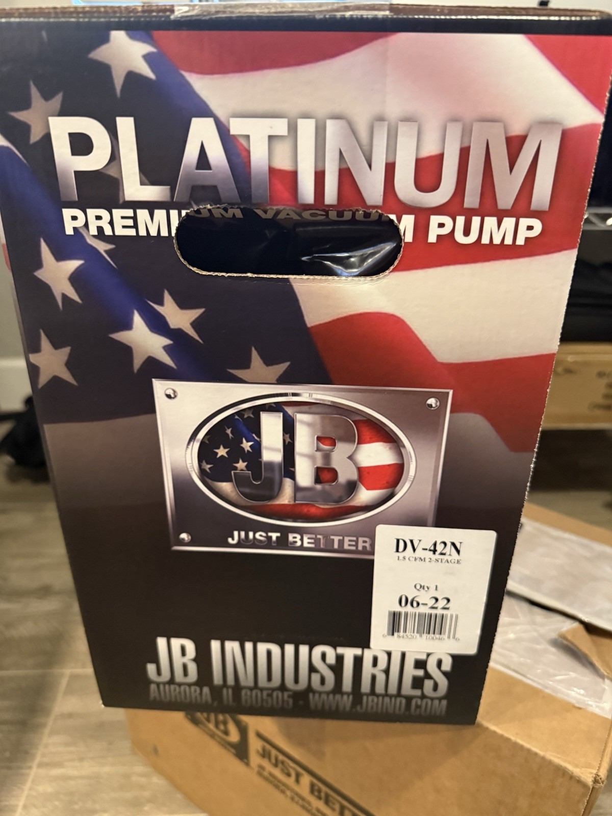 JB Industries DV-42N PLATINUM Vacuum Pump