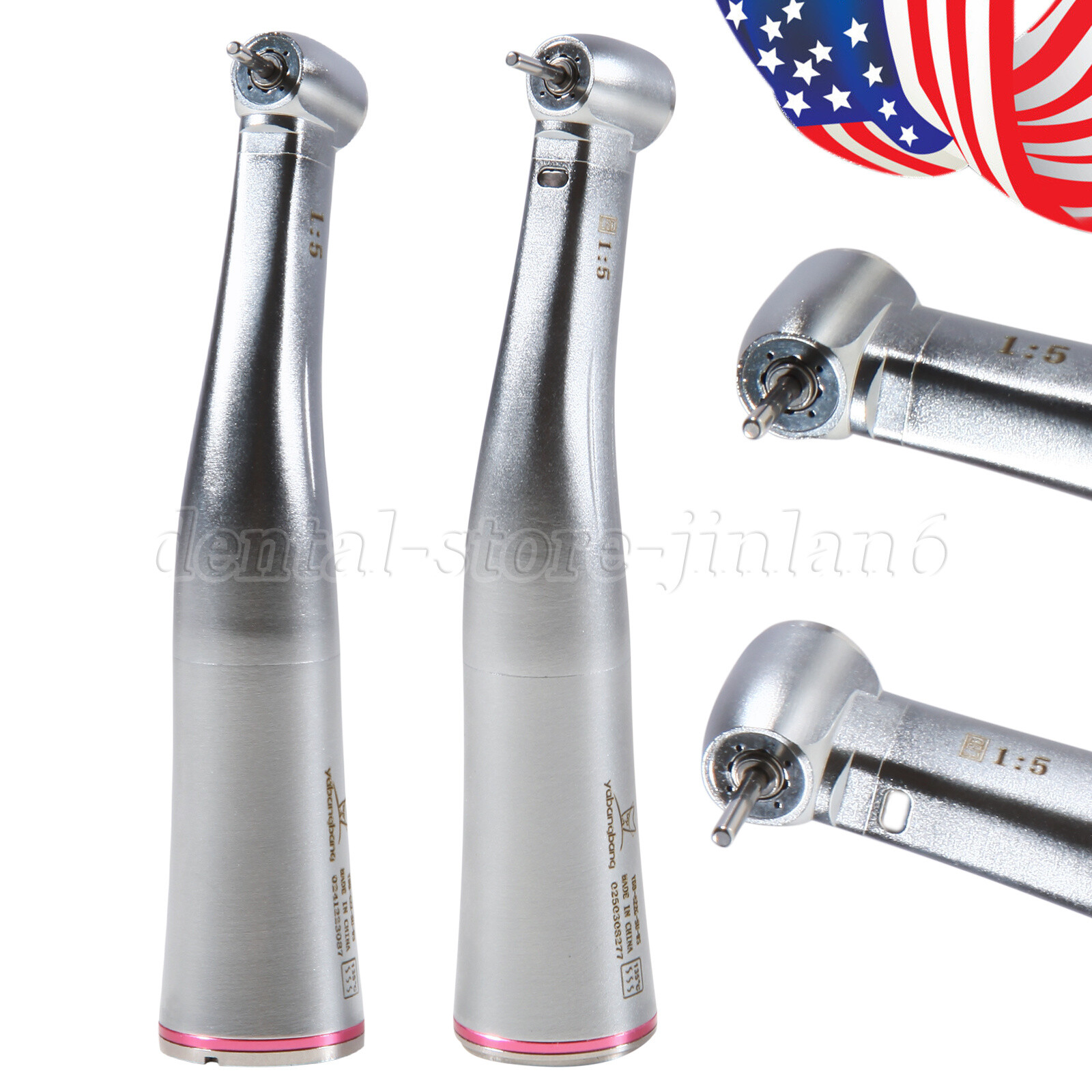 Dental Brushless LED Electric Micro Motor/1:5/1:1 Increasing Handpiece