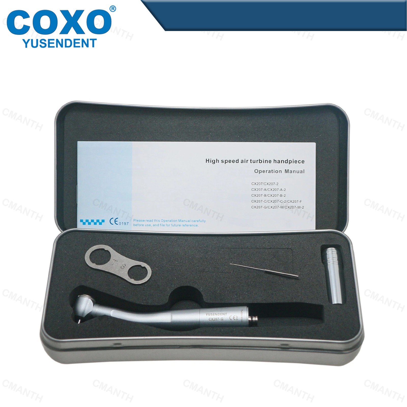 US COXO Dental Fiber Optic Turbine Handpiece High Speed Fit NSK 6 Pin Coupling