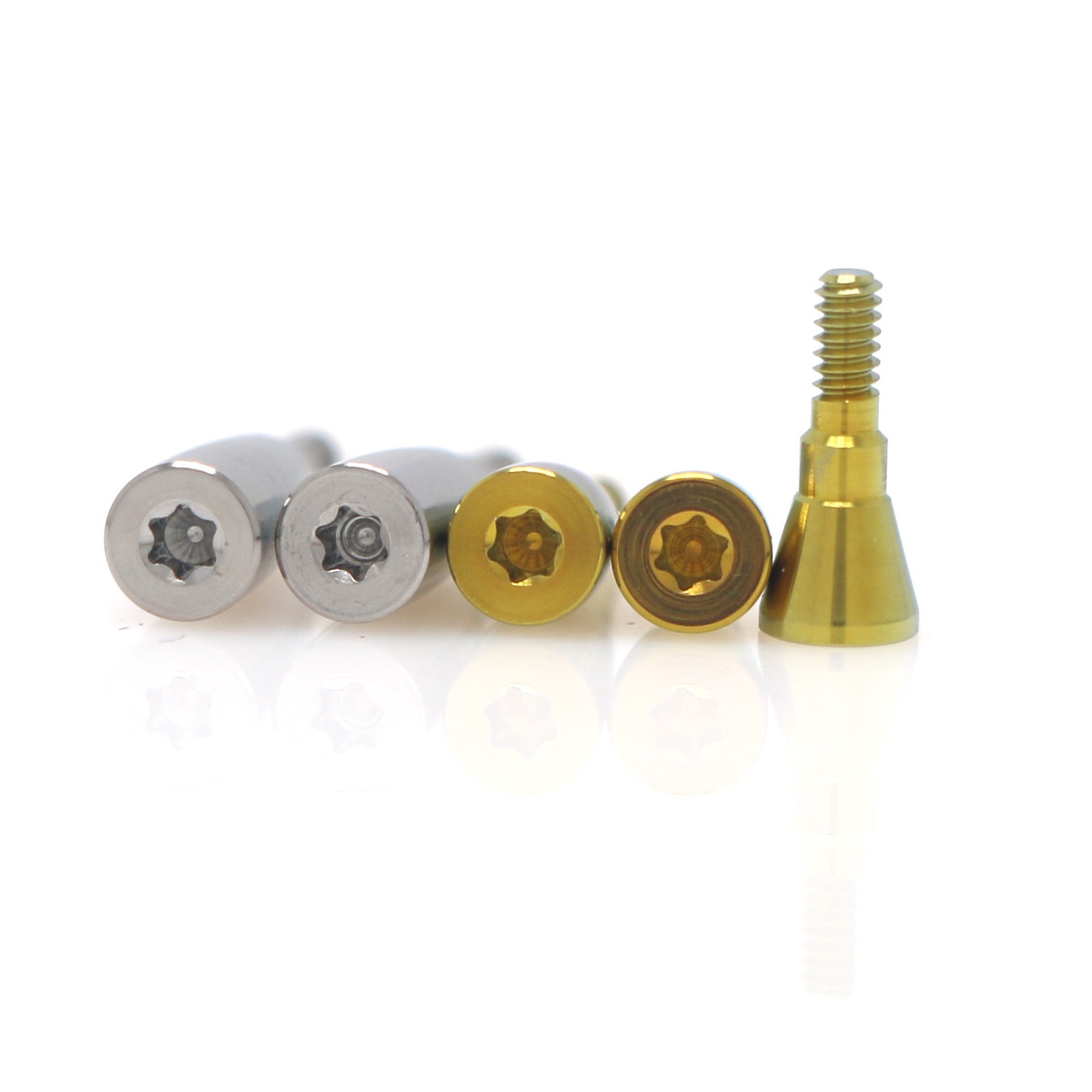 5Pcs Dental Healing Abutment & Closure Cap Fit Straumann BL/BLT NC RC Bone Level