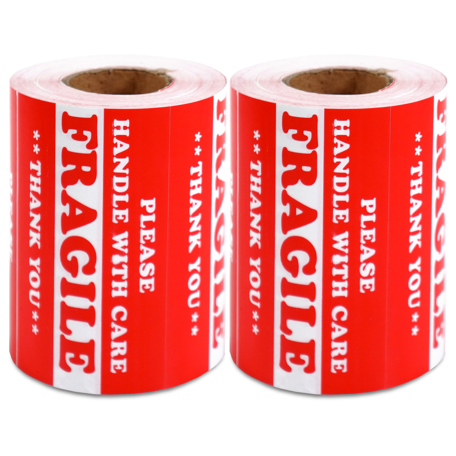 1000 pieces 3″ x 5″ Handle With Care Fragile Label Sticker Self Adhesive Warning