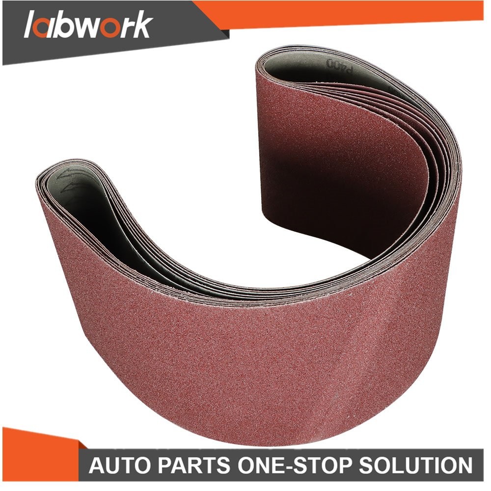Labwork Belts Sander Sandpaper 6 Pack 6Inch X 48Inch 60 80 120 150 240 400 Grits