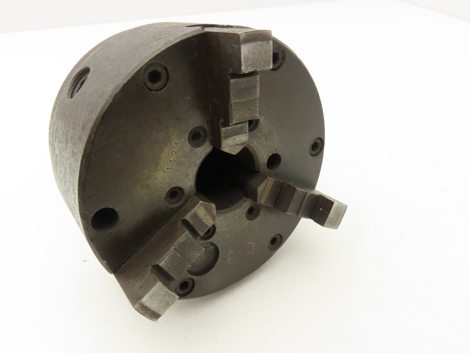 Buck Chuck 1434 3 Jaw Adjust-Tru Self Centering Manual Lathe Chuck 4″ OD