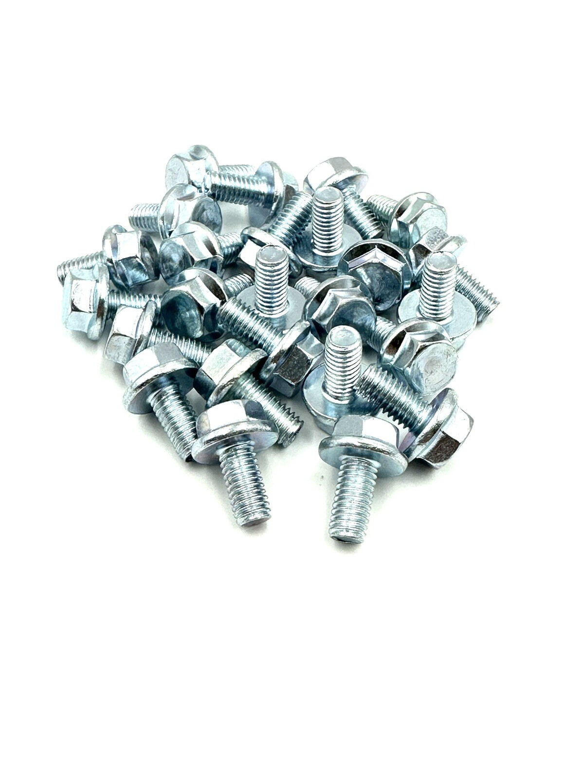 (25) M6-1.0 x 12 or M6x12 6mm x 12mm Standard 10mm Head Hex Bolt Zinc