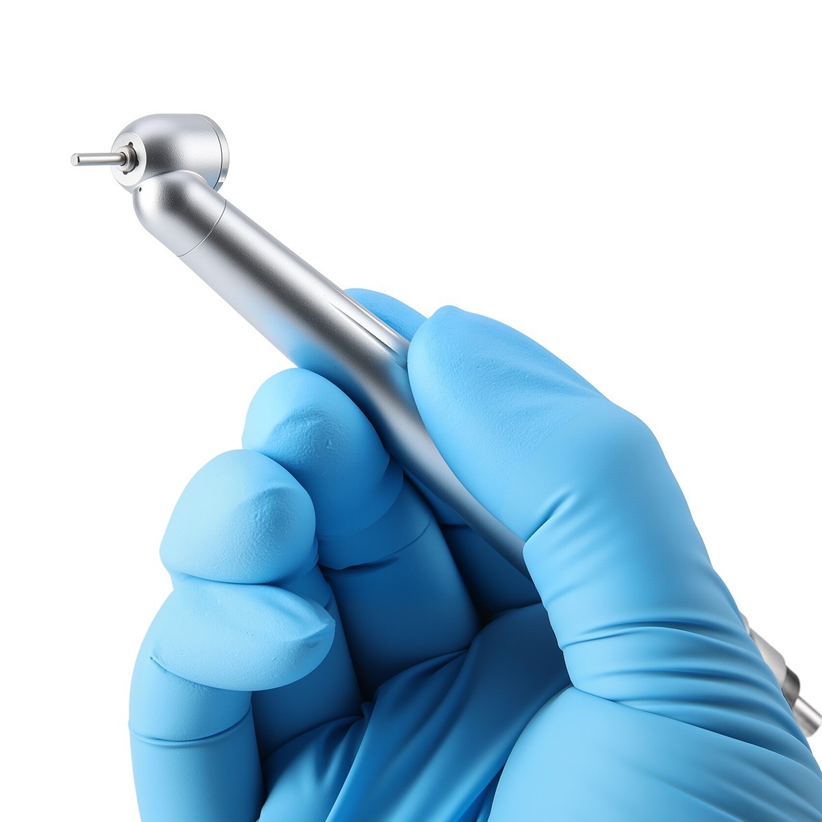 Dental 45° Degree Surgical High Speed Handpiece Push Button 4Holes Single Spray