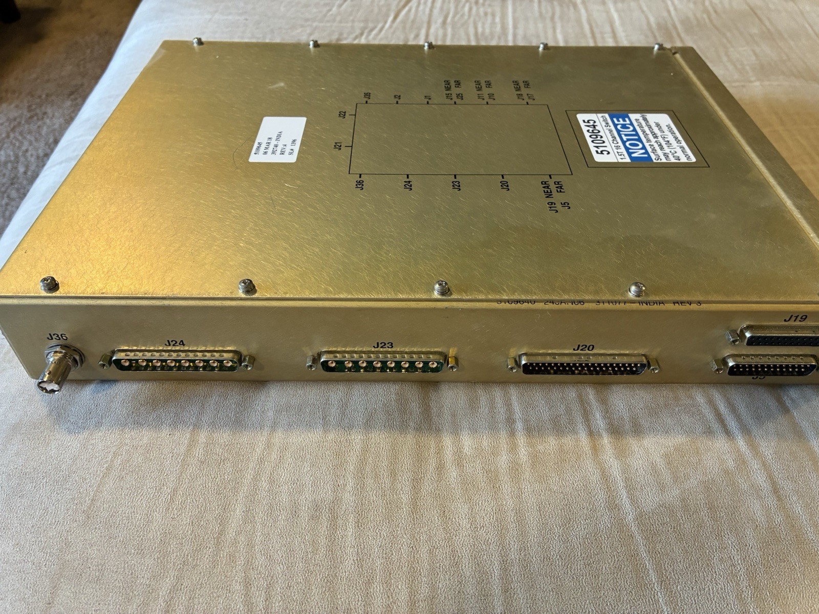 1.5T GE Signa MRI 16ch Switch 5109645 12x 15x 16x 23x