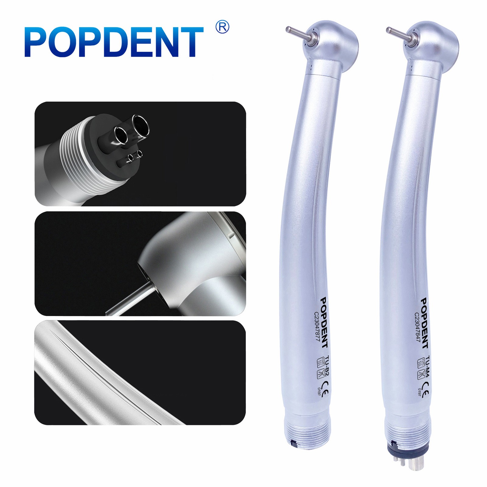 NSK KAVO Style Dental Fiber Optic LED E-generator high speed handpiece 2/4 Holes
