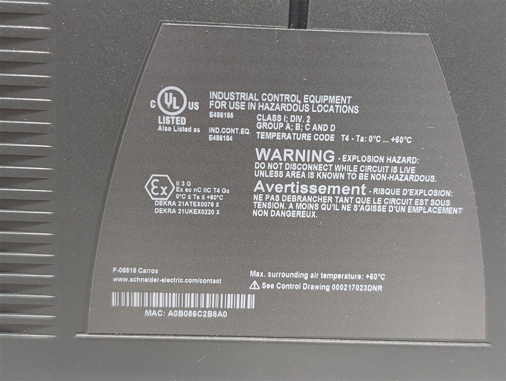 NEW Schneider MCSESM123F2LG0 MODICON 8 Port Managed Ethernet Switch DOM 2322