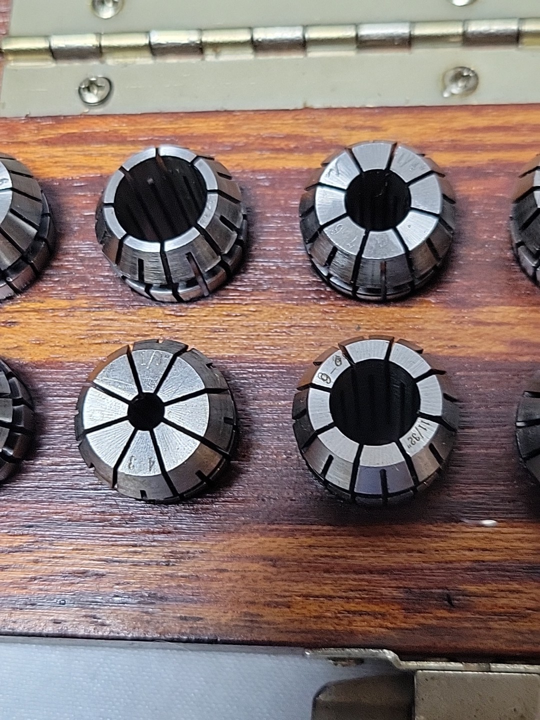 Southwick & Meister MPC 16SF collet set, USED.