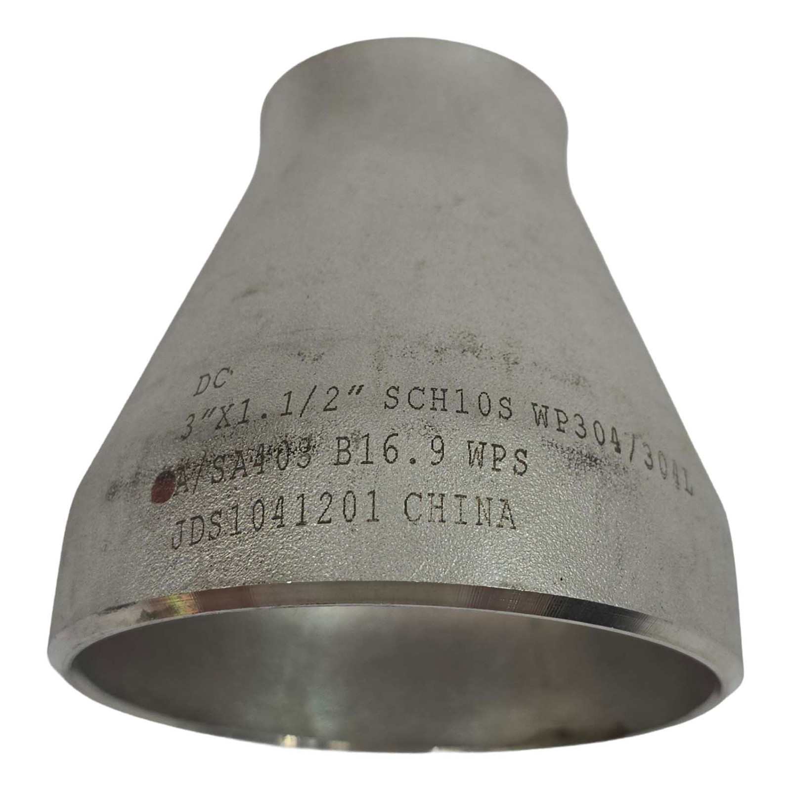 Stainless Concentric Reducer 3 in. x 1-1/2 in. NPS – Schedule 10S WP304/304L