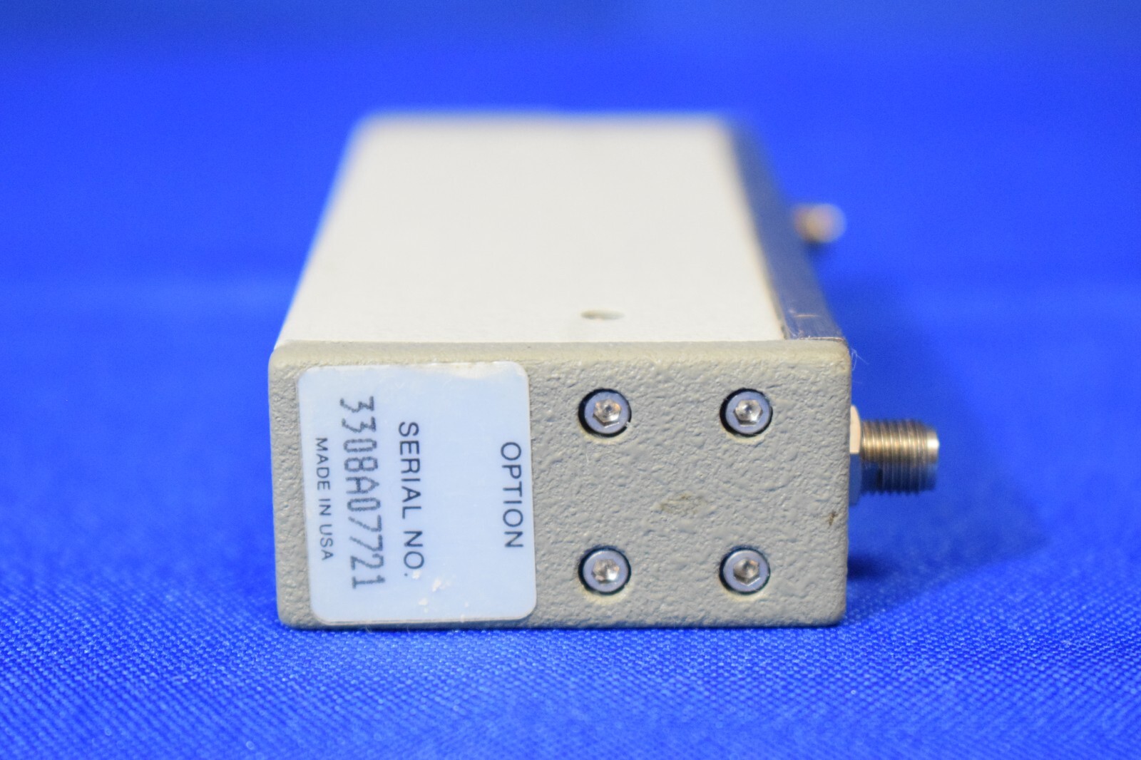 HP 8495G Programmable Step Attenuator, DC to 4 GHz, 0 to 70 dB, 10 dB steps