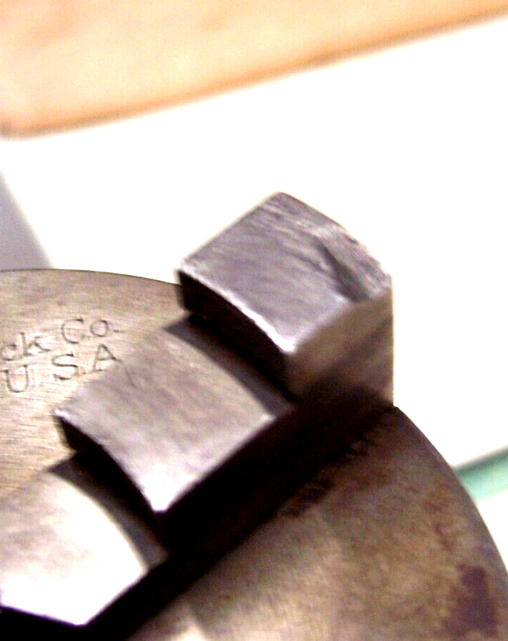 Vintage Skinner 3″ 3-Jaw Lathe Chuck with tapered shaft