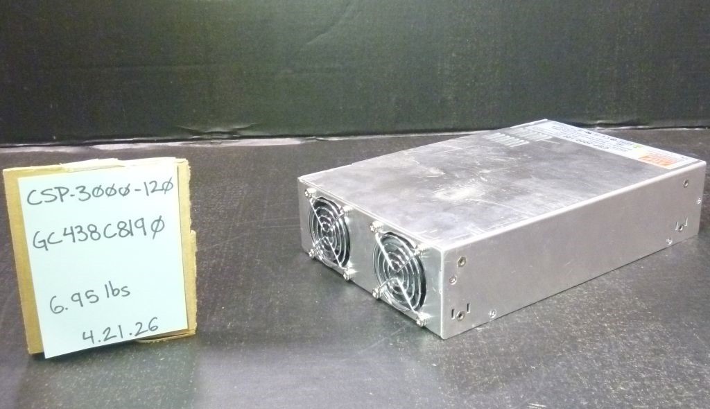 MeanWell CSP-3000-120,Power Supply 120V DC 25A 3000W, Laser,LED Array, CV/CA