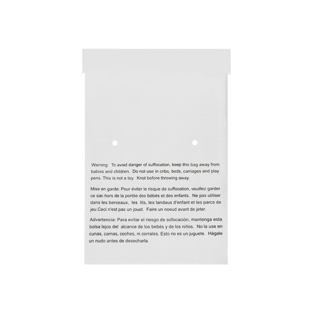 1-10000 EcoSwift Self Seal Suffocation Warning Clear Poly Bags Choose Size