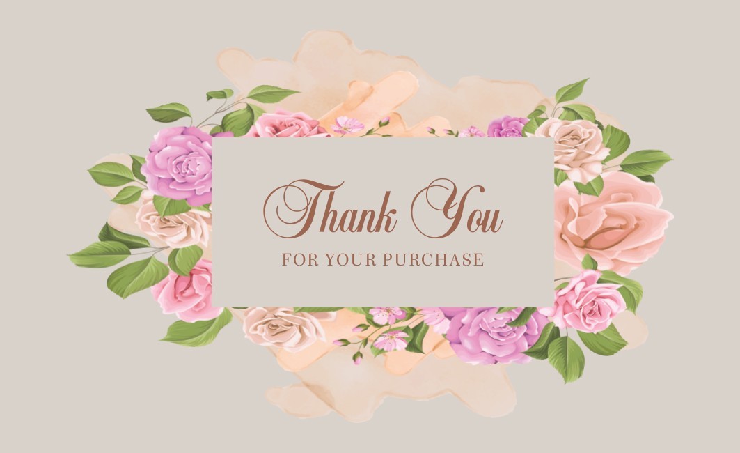 for Thank You Cards Purchase Order Notes Small Business Set 50 150 #18 Fragile