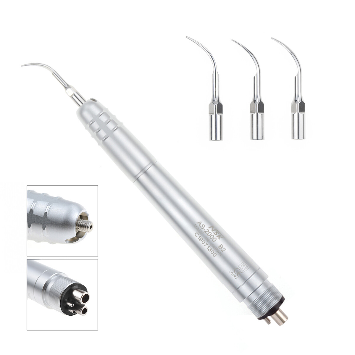 NSK Type Dental PANA MAX LED High Speed Handpiece+Air Scaler+EX203C Low Speed CE