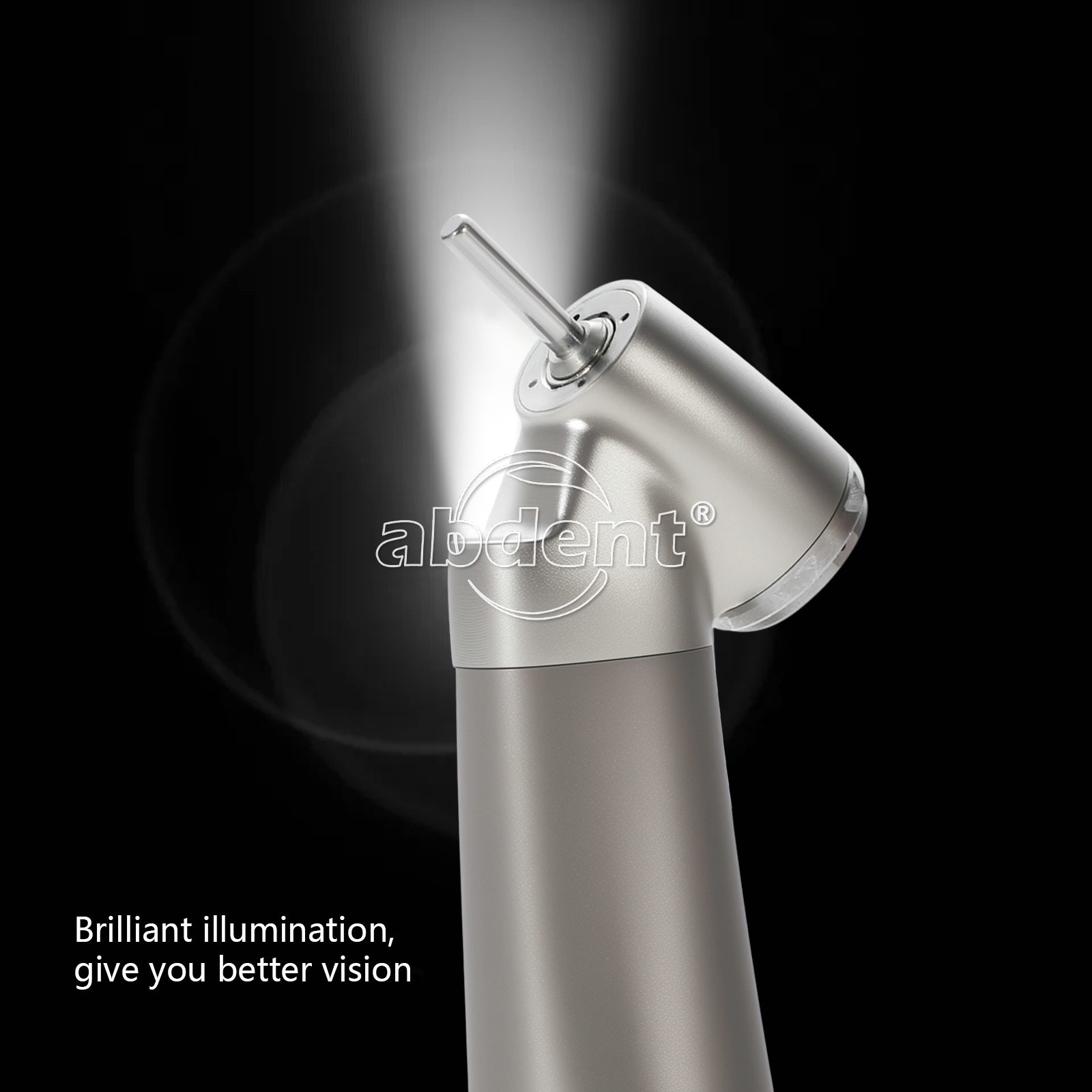 abdent 45° Electric Contra Angle LED Optic 1:4.2 Handpiece Quattro Spray