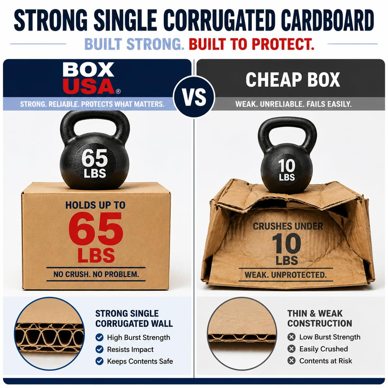 Moving Boxes Medium 18″L X 14″W X 12″H 10-Pack | Corrugated Cardboard Box for Sh