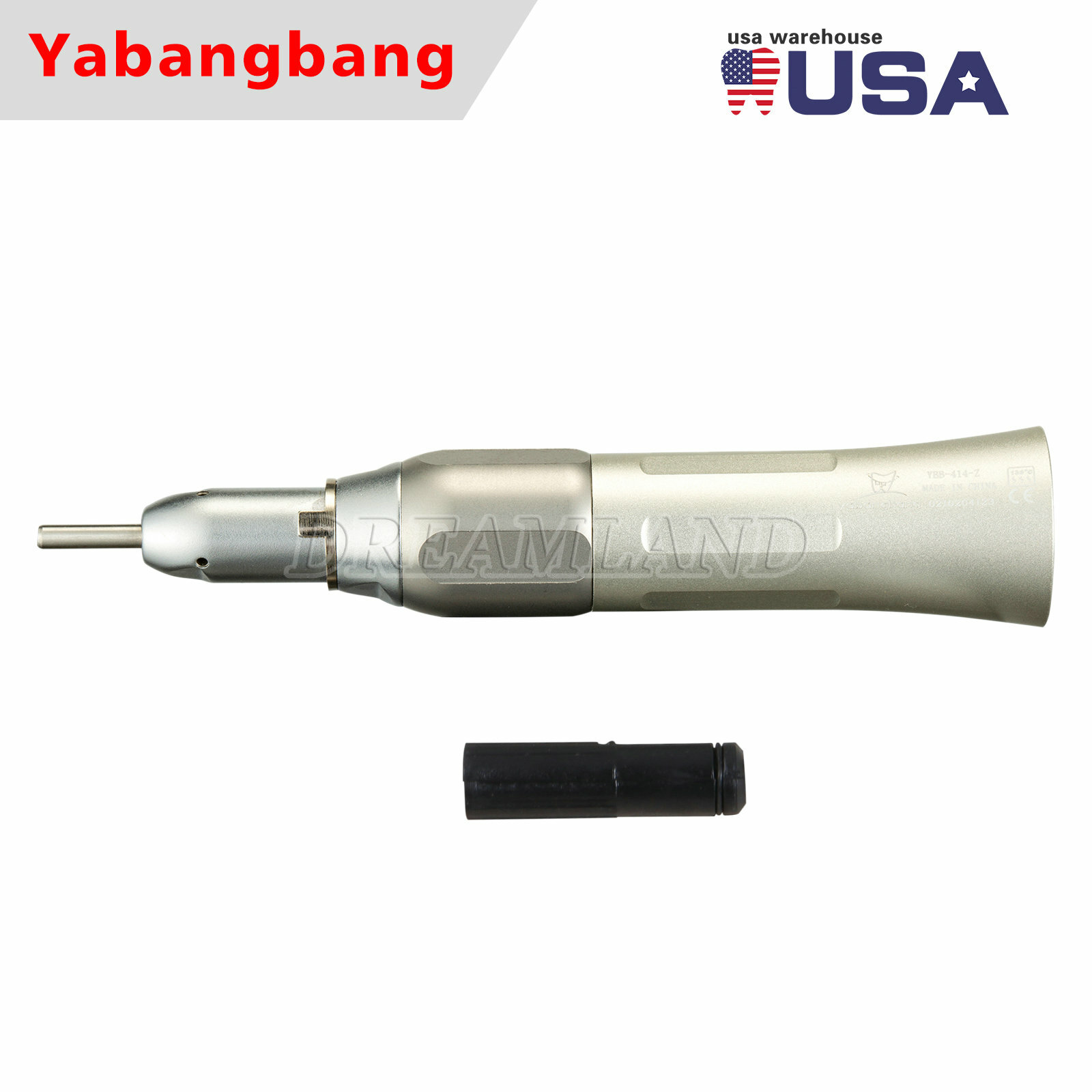 Dental Low Speed Handpiece 1:1 Direct drive Straight Nose Cone Fit NSK