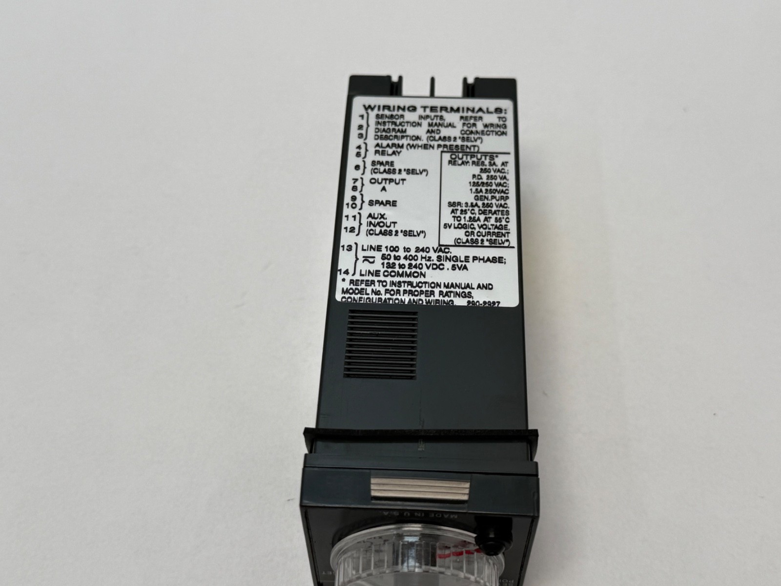 Love-Controls 140JD-2102 Panel Mount Temperature Controller 0-120°F 140JD2102