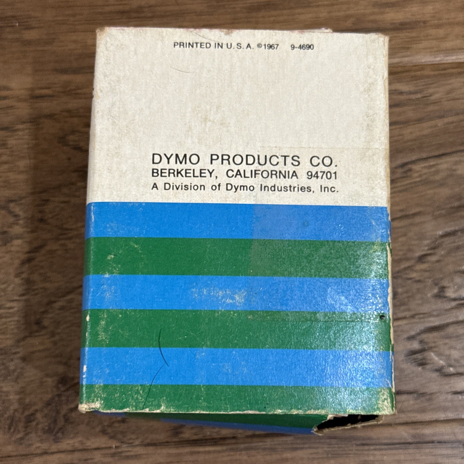 Vintage Box of Dymo Embossing Tape 1/4” x 36’ Orange 1967 For Desk Tapewriters