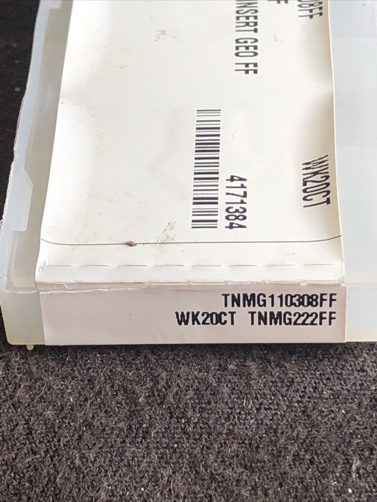 Qty. 10, Widia TNMG222 FF WK20CT Carbide Finish Turning Insert TNMG110308 FF USA