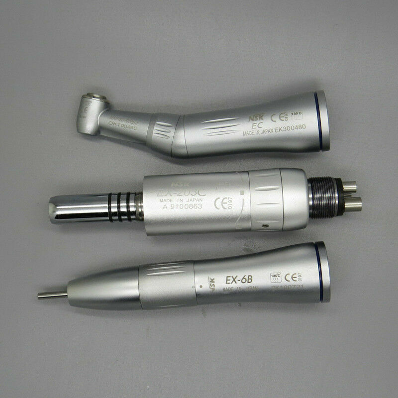 Dental Internal Water Spray Low Speed Handpiece Set Inner Channel Drill Kit M4