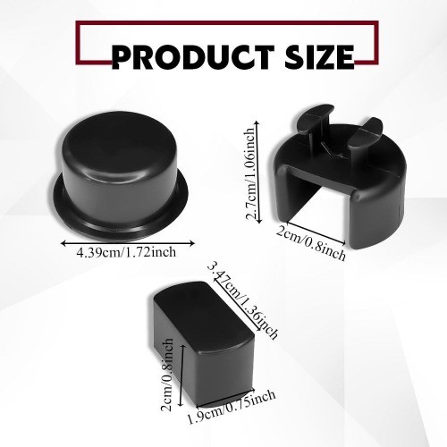 4PCS Tailgate Bushing Kit, Tail Gate Hinge Insert Kit, Tailgate Hinge Pivot Bush