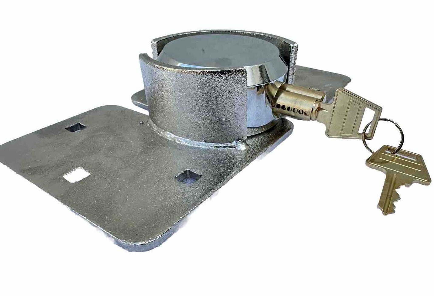 Puck Lock Solid Steel Hidden Shackle Lock & Hasp Solid For Anti-theft Safeguard