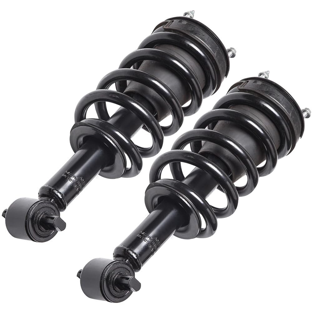 Front Susp Kit 10pc Struts Ctrl Arms Tie Rods Ball Jts 07-14 Cadillac Escalade