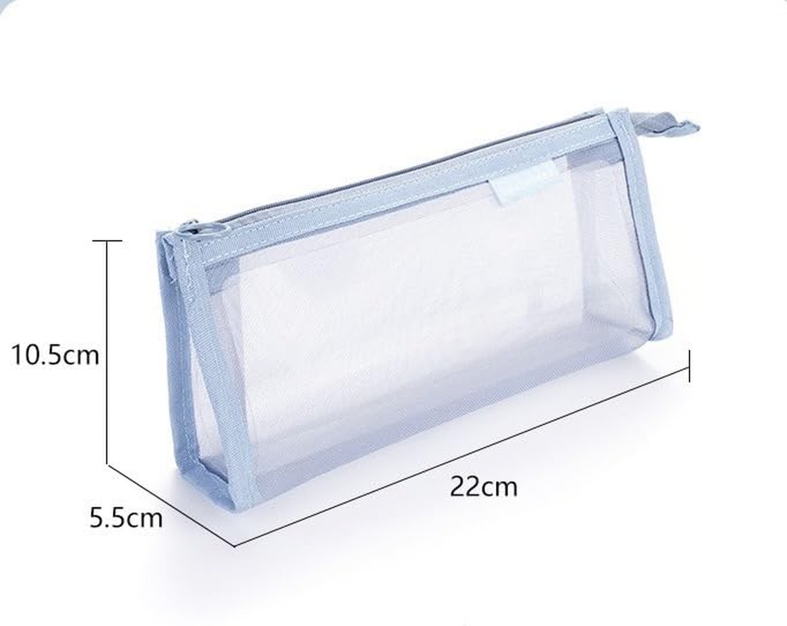 3Pcs Mesh Makeup Brush Bag, Nylon Mesh Zipper Pouch Bags Portable Clear Makeu…