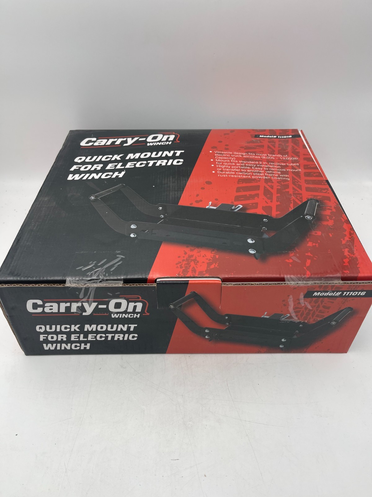 Carry-On Trailer 1200-lb Steel Winch Receiver Mount 111016