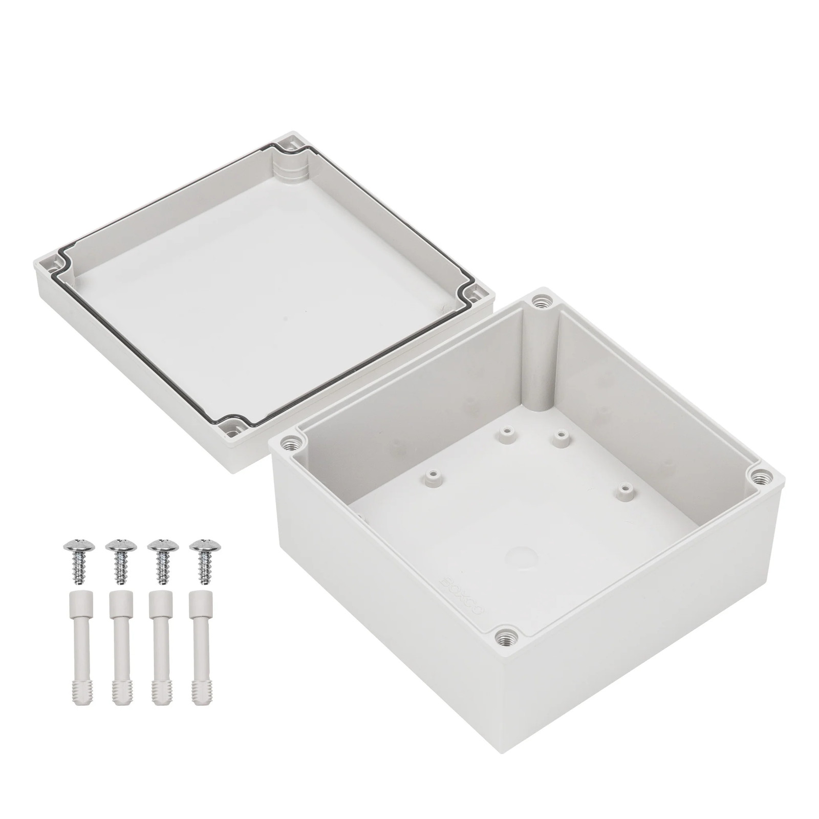 Boxco M-Series 7.09 x 7.09 x 3.94 Inches(180 x 180 x 100mm) Plastic Enclosure, I